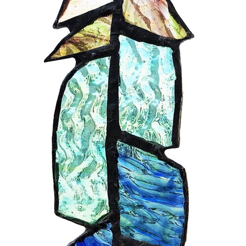 Dakota Fields Virtues Of A Feather Piece Stained Glass Suncatcher